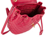 Chanel Dark Red Lambskin Quilted Small Urban Spirit Backpack - Shop Prestige