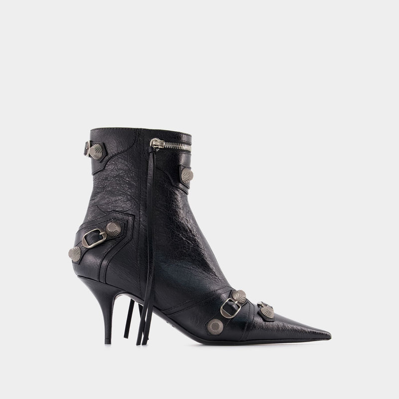 Cagole M70 Ankle Boots - Balenciaga - Black - Leather