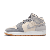 Air Jordan 1 Mid GS 'Coconut Milk Particle Grey'