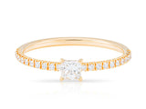 Cartier Étincelle De Cartier Princess-Cut Diamond Ring 18ct Yellow Gold - Shop Prestige