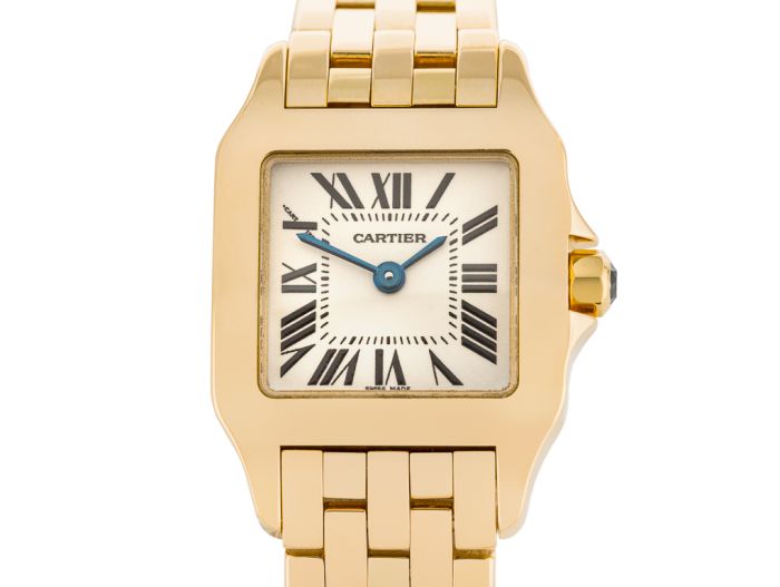 Cartier Santos Demoiselle 20mm Gold Watch - Shop Prestige