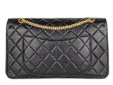 Chanel Black Calfskin Leather Quilted 2.55 Reissue Flap Bag - Shop Prestige