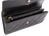 Chanel Black Quilted Lambskin Boy Flap Wallet - Shop Prestige