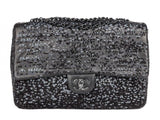 Chanel Black Sequin Lambskin Moonlight On Water Single Flap Bag - Shop Prestige