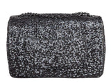 Chanel Black Sequin Lambskin Moonlight On Water Single Flap Bag - Shop Prestige