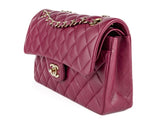 Chanel Burgundy Lambskin Classic Small Double Flap Bag - Shop Prestige