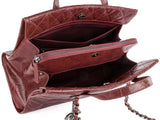 Chanel CC Crave Red Tote Quilted Glazed Caviar Bag - Shop Prestige