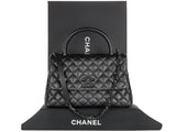 Chanel Caviar Black Coco Top Handle Flap Bag - Shop Prestige