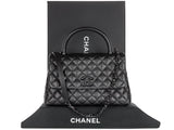 Chanel Caviar Black Coco Top Handle Flap Bag - Shop Prestige