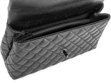 Chanel Caviar Black Coco Top Handle Flap Bag - Shop Prestige