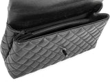 Chanel Caviar Black Coco Top Handle Flap Bag - Shop Prestige