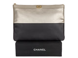 Chanel Gold & Black Boy O Case Clutch - Shop Prestige