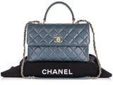 Chanel Grey Medium CC Trendy Top Handle Bag - Shop Prestige