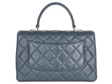 Chanel Grey Medium CC Trendy Top Handle Bag - Shop Prestige