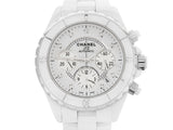 Chanel J12 Chronograph Ceramic 41mm Watch - Shop Prestige