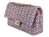 Chanel Multicolor Quilted Tweed Medium Double Flap Bag - Shop Prestige