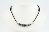 Quintuple Rainbow 9.2-11.6mm Mana Pearl Necklace