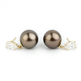 Tahitian Pearl & Diamond Sirène Earrings