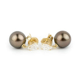 Tahitian Pearl & Diamond Sirène Earrings