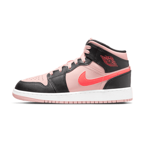 Air Jordan 1 Mid GS Black Pink Crimson