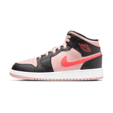 Air Jordan 1 Mid GS Black Pink Crimson