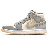 Air Jordan 1 Mid Coconut Milk Particle Grey
