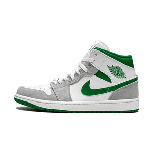 Air Jordan 1- Mid Grijs Groen