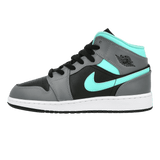 Air Jordan 1 Mid Grey Aqua (GS)