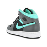 Air Jordan 1 Mid Grey Aqua (GS)