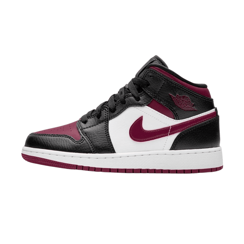 Air Jordan 1 Mid GS 'Black Noble Red'