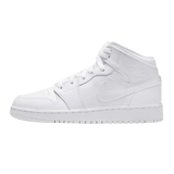 Air Jordan 1 Mid GS 'Triple White'