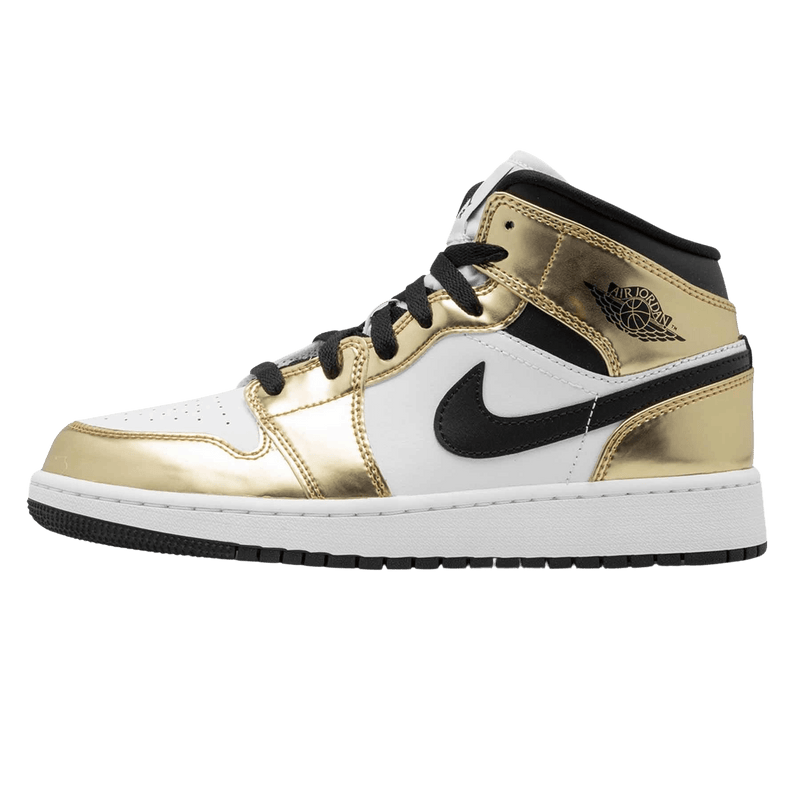 Air Jordan 1 Mid SE GS 'Metallic Gold'