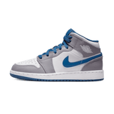 Air Jordan 1 Mid GS 'Cement True Blue'