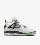 Air Jordan 4- Oliegroen
