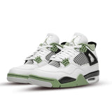 Air Jordan 4- Oliegroen