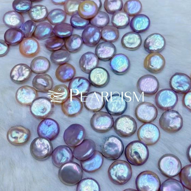 Button ( 3 Button Shape Pearls+ 1 Edison)【Pearlism】